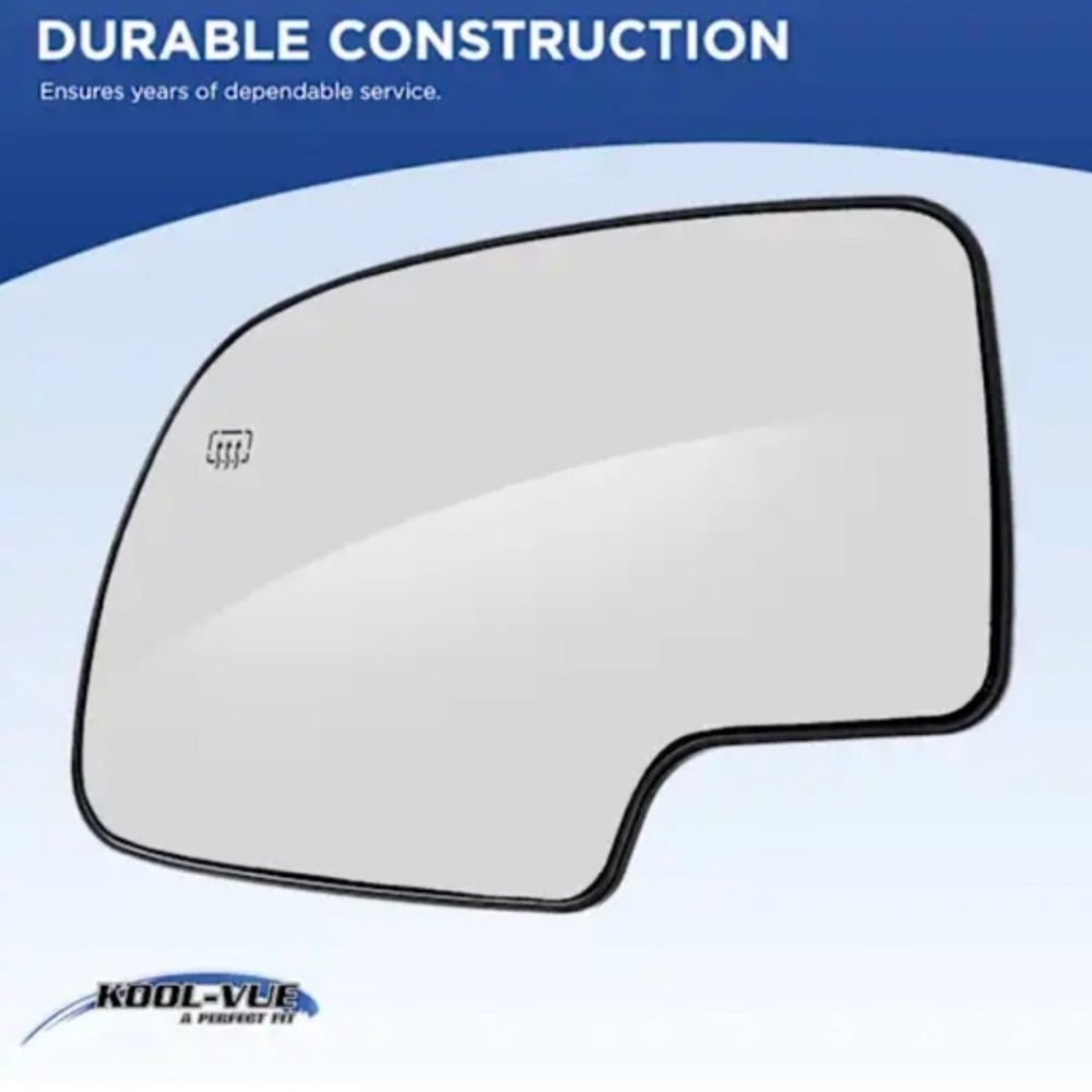 Kool-VUE 2000-2005 Chevy Silverado 1500 SL
Replacement Mirror for Driver Side
